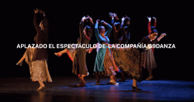 Se aplaza la representación de la compañía G9Danza de mañana sábado